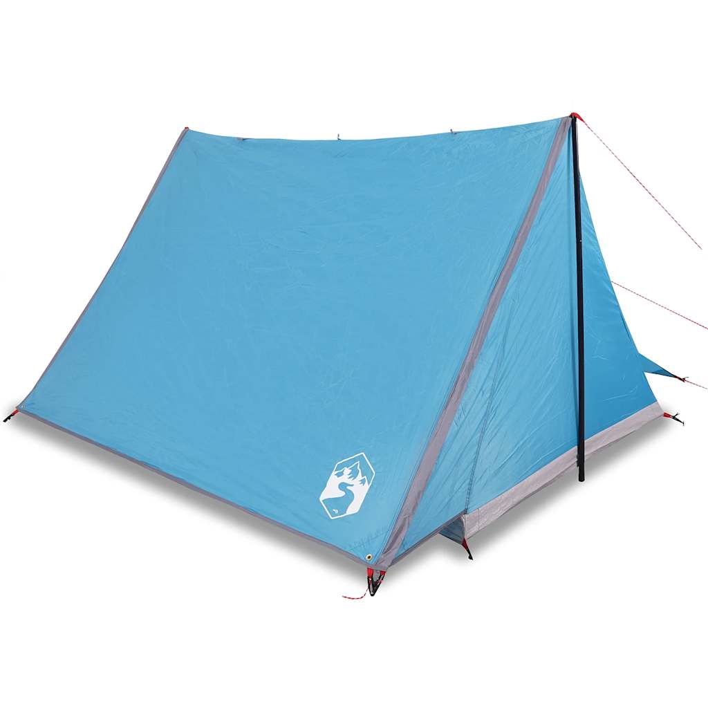 vidaXL Camping Tent 2-Person Blue Waterproof 2
