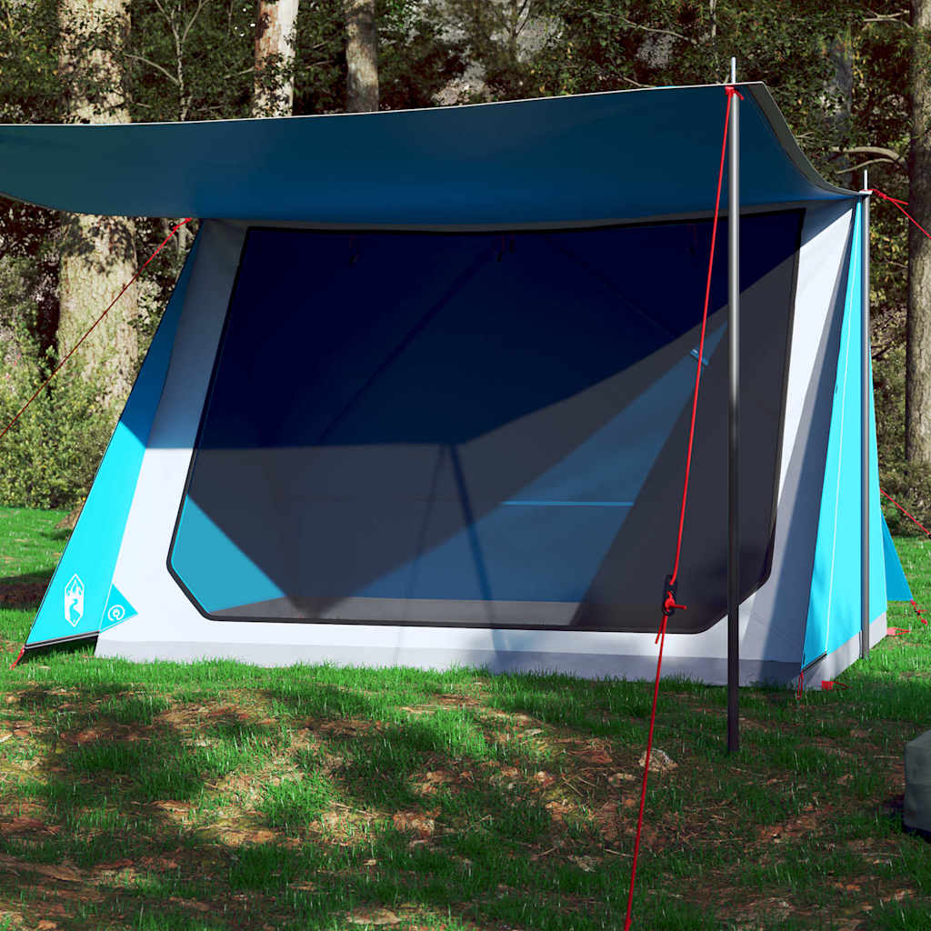 vidaXL Camping Tent 2-Person Blue Waterproof 1