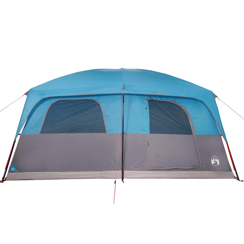 Family Tent Cabin Waterproof Blue 8-person