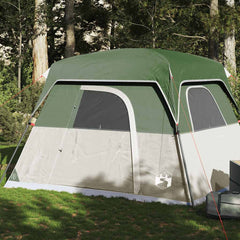 Family Tent Cabin Waterproof Green 4-person