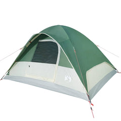 vidaXL Family Tent Dome 6-Person Green Waterproof 4