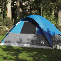 Family Tent Dome 6-Person Waterproof Width 270 cm Blue
