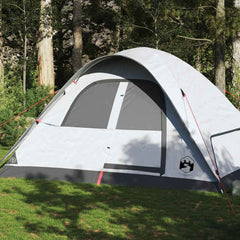 Family Tent Dome 6-Person Waterproof Width 334 cm White blackout