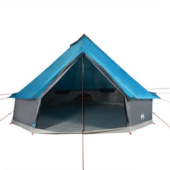 Family Tent Tipi Waterproof Blue 6-Person