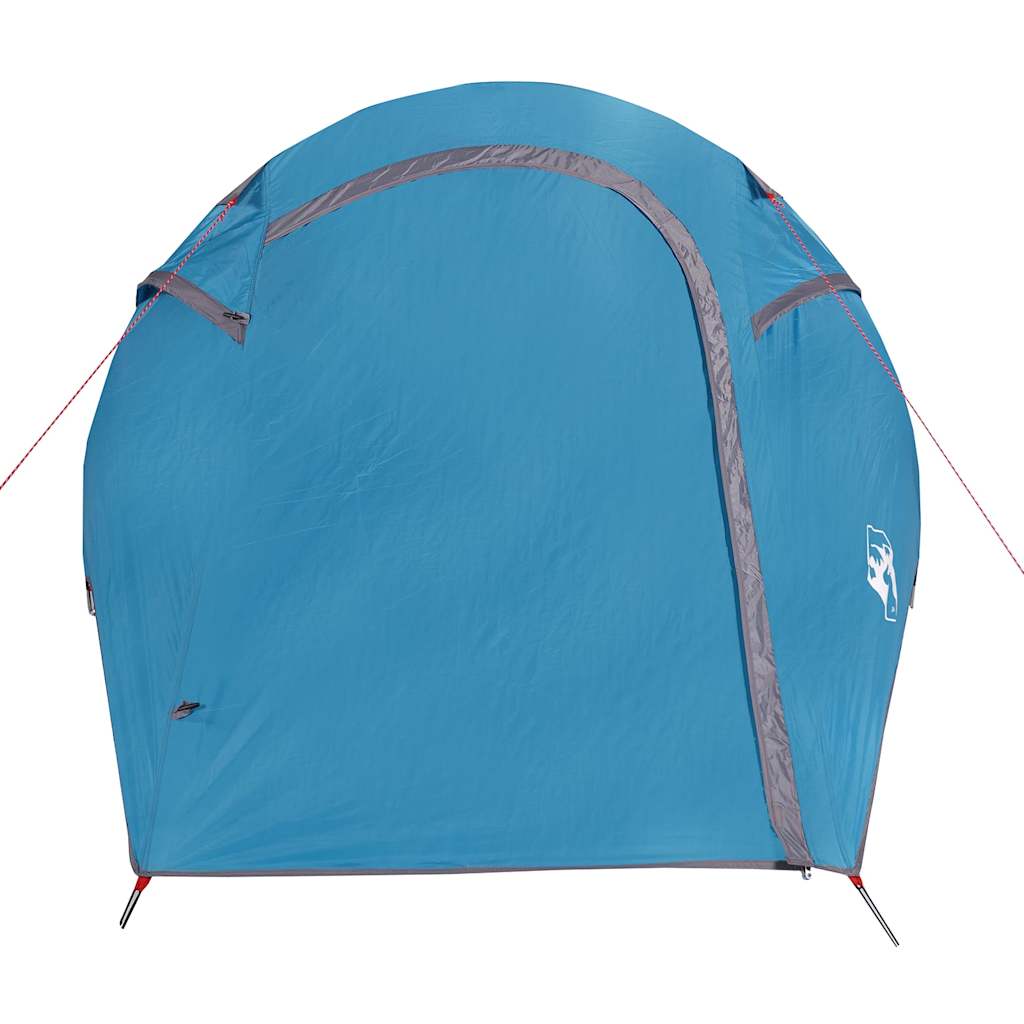 vidaXL Camping Tent Tunnel 2-Person Blue Waterproof 6