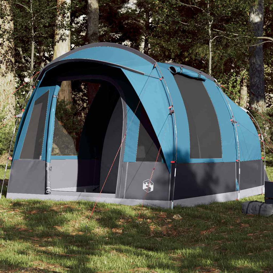 Family Tent Tunnel Waterproof Blue 3-person