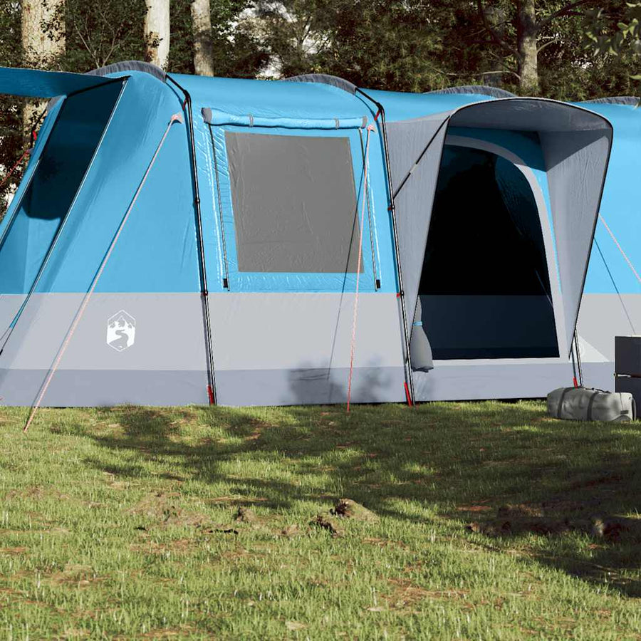 Camping Tent Tunnel 4-Person Waterproof Blue
