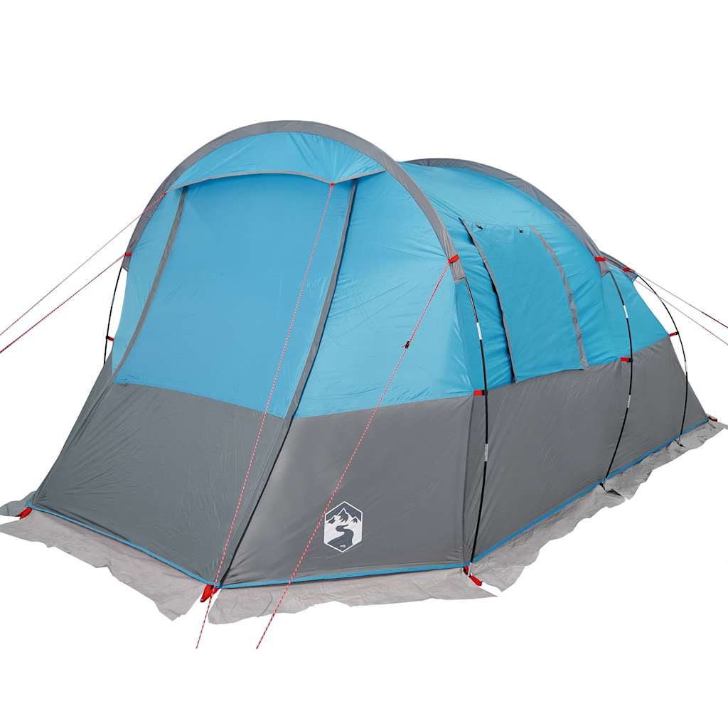Camping Tent Tunnel 4-Person Waterproof Blue