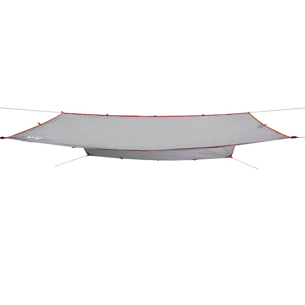 vidaXL Camping Tarp Grey and Orange 360x294 cm Waterproof 4