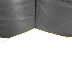 vidaXL Camping Tarp Grey and Orange 360x294 cm Waterproof 6