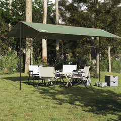 vidaXL Camping Tarp Green 500x294 cm Waterproof 3