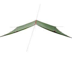 vidaXL Camping Tarp Green 500x294 cm Waterproof 4