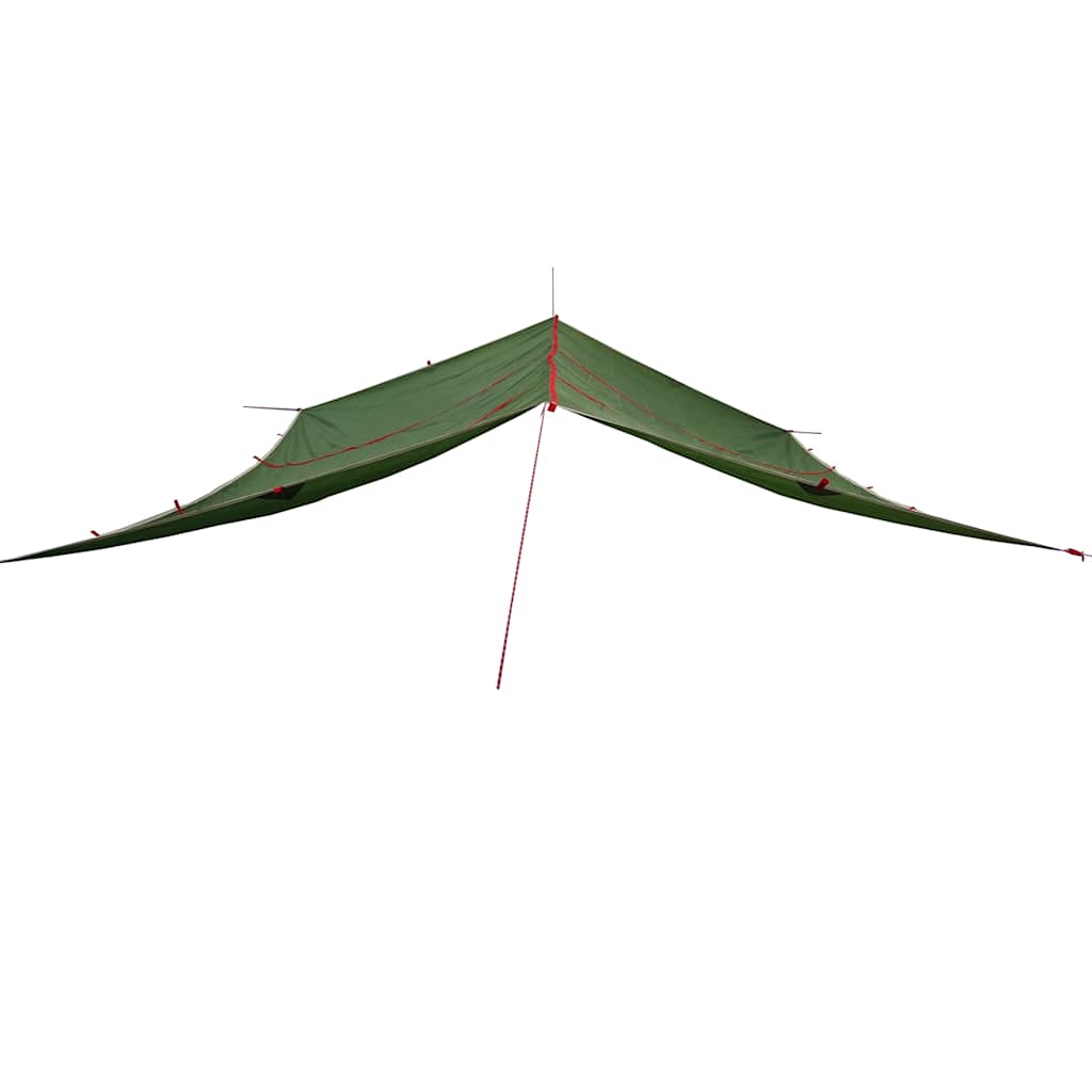vidaXL Camping Tarp Green 420x440 cm Waterproof 4