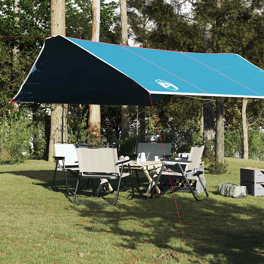 vidaXL Camping Tarp Blue 420x440 cm Waterproof 1