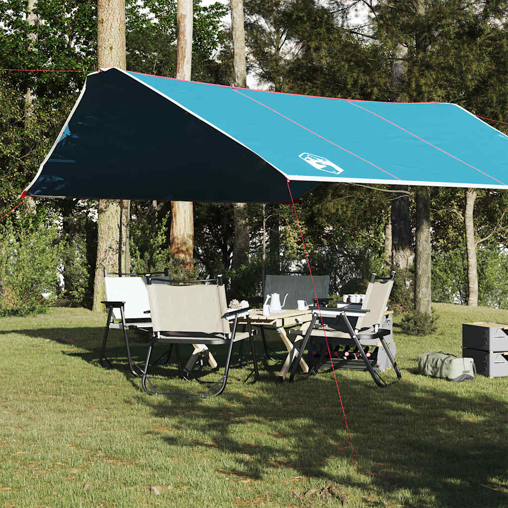 vidaXL Camping Tarp Blue 420x440 cm Waterproof 1
