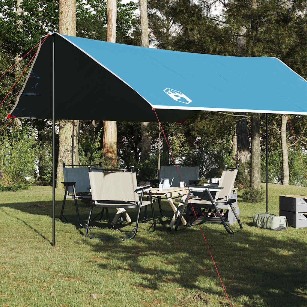 vidaXL Camping Tarp Blue 430x380x210 cm Waterproof 1