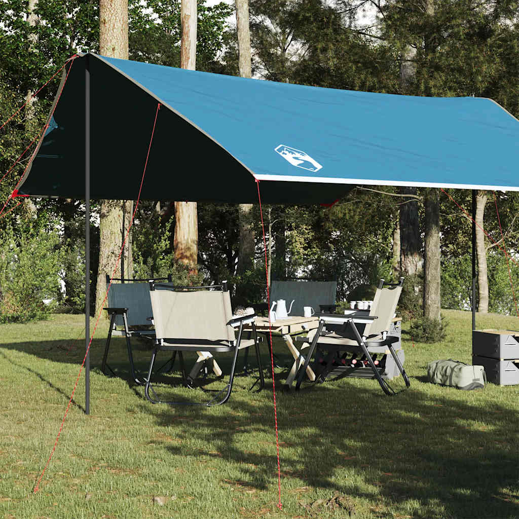 vidaXL Camping Tarp Blue 460x305x210 cm Waterproof 1
