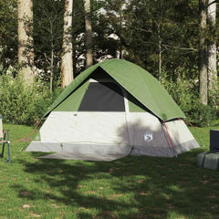 vidaXL Camping Tent Dome 2-Person Green Waterproof 3