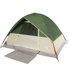 vidaXL Camping Tent Dome 2-Person Green Waterproof 4