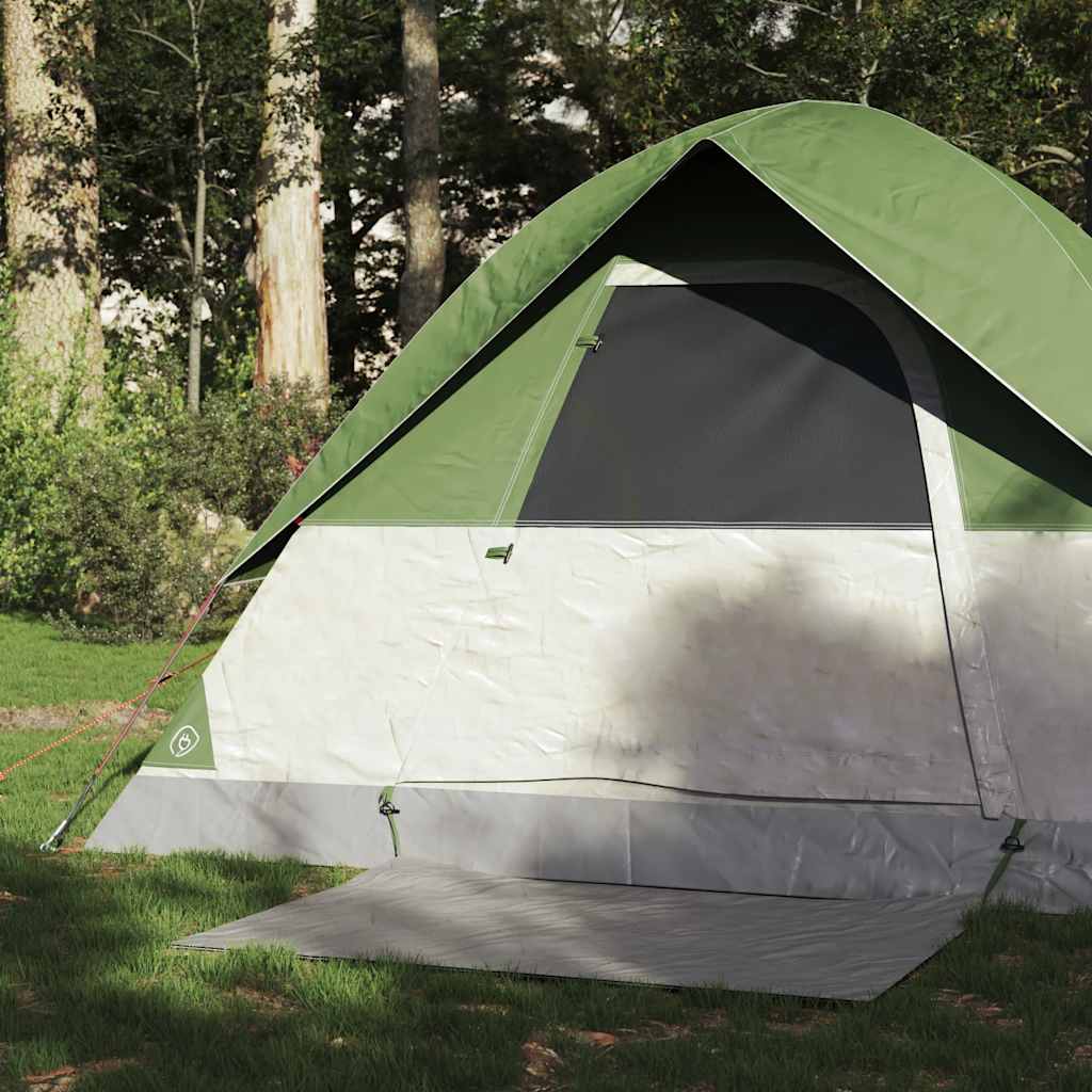 vidaXL Camping Tent Dome 2-Person Green Waterproof 1