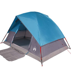 vidaXL Camping Tent Dome 2-Person Blue Waterproof 5