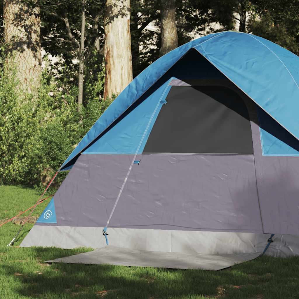 vidaXL Camping Tent Dome 2-Person Blue Waterproof 1
