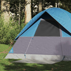 vidaXL Camping Tent Dome 2-Person Blue Waterproof 1