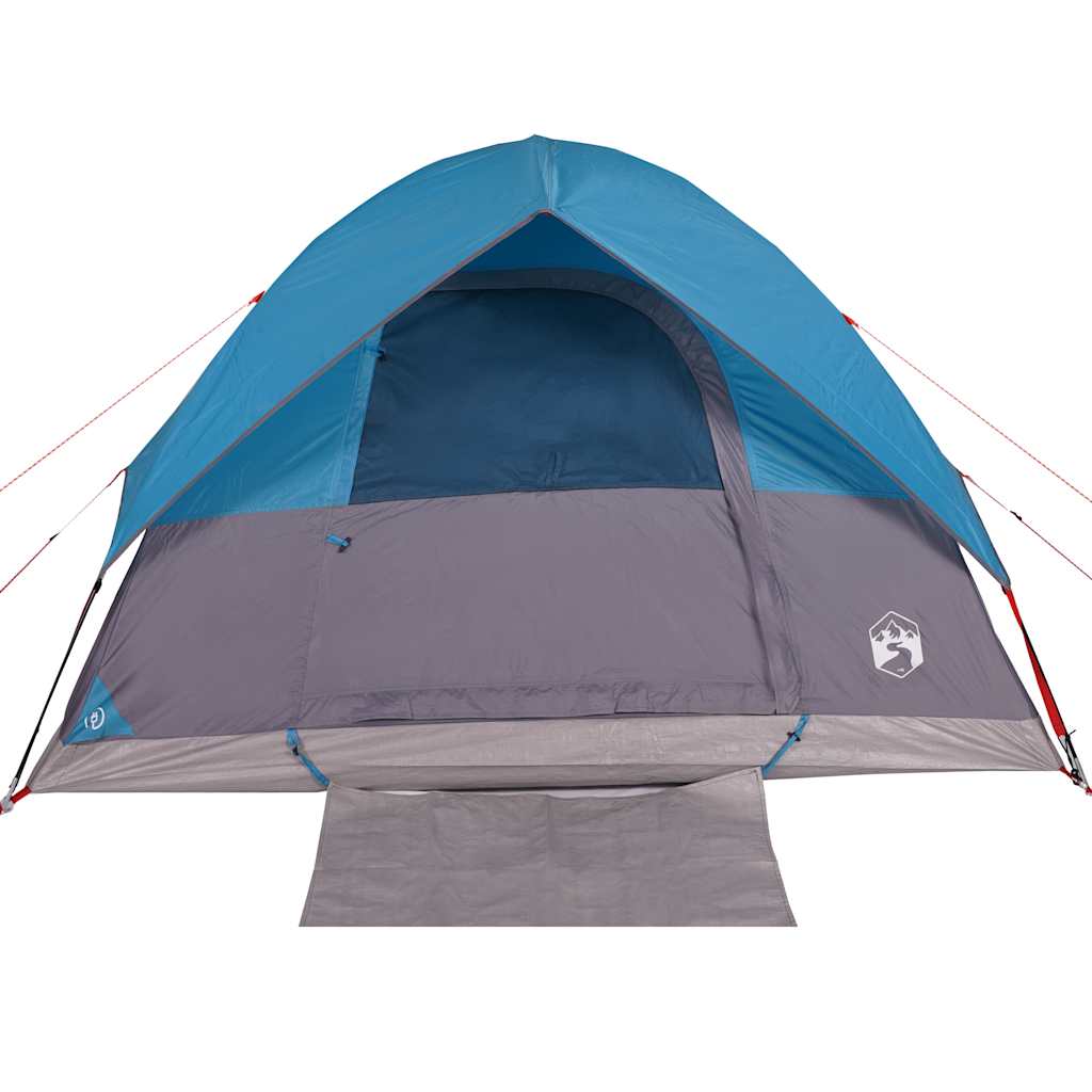 vidaXL Family Tent Dome 6-Person Blue Waterproof 5