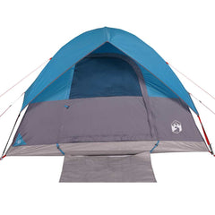 vidaXL Family Tent Dome 6-Person Blue Waterproof 5