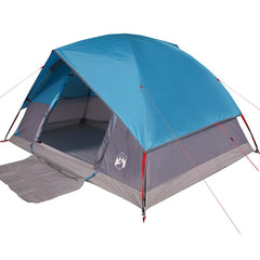 vidaXL Family Tent Dome 6-Person Blue Waterproof 6