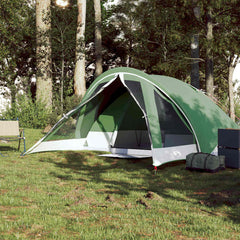 Camping Tent Cabin 4-Person Waterproof Green