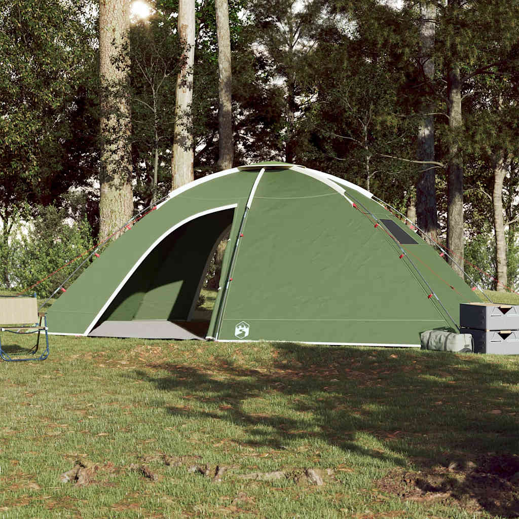Camping Tent 8-Person Waterproof Green