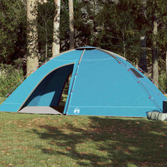 Camping Tent 8-Person Waterproof Blue