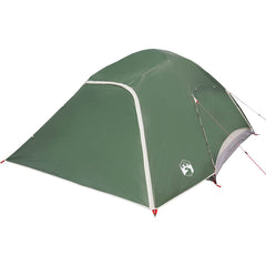vidaXL Camping Tent Dome 4-Person Green Waterproof 5
