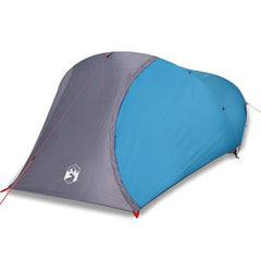 Camping Tent Dome 4-Person Waterproof Blue