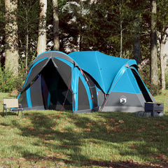Family Tent Tipi 8-Person Waterproof Blue