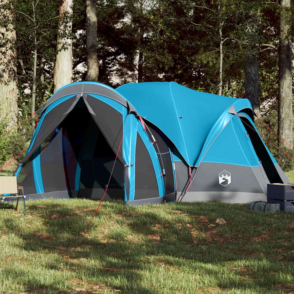 Family Tent Tipi 8-Person Waterproof Blue