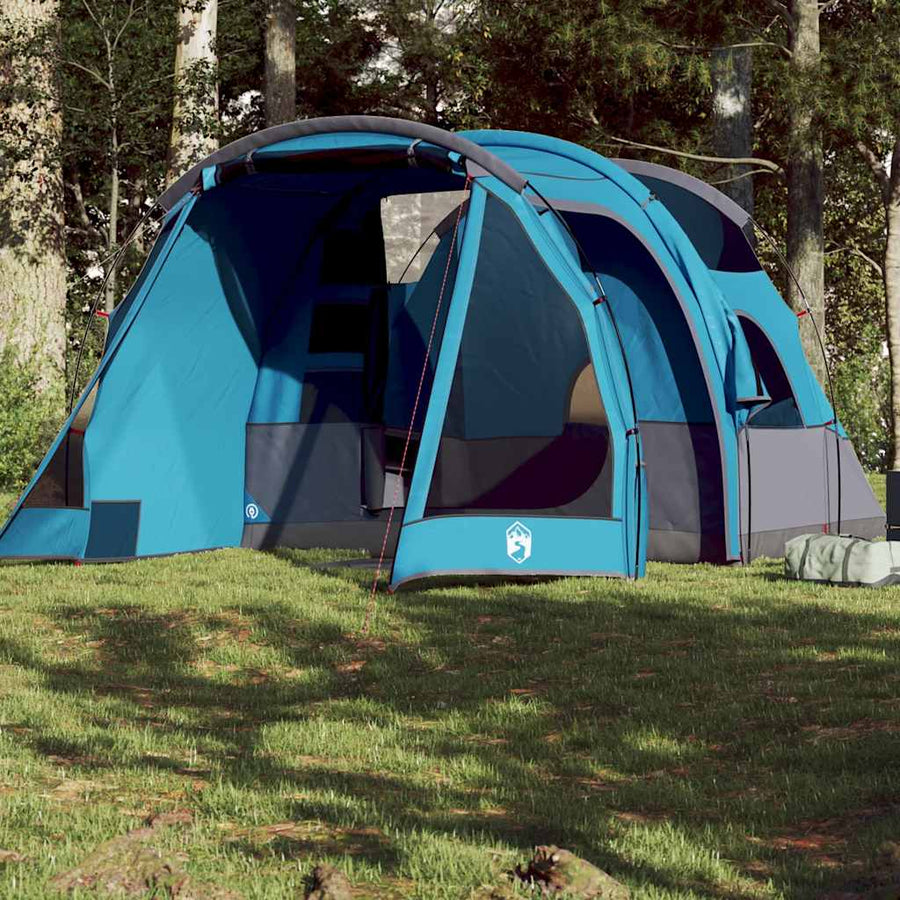Family Tent Waterproof Blue 4-person