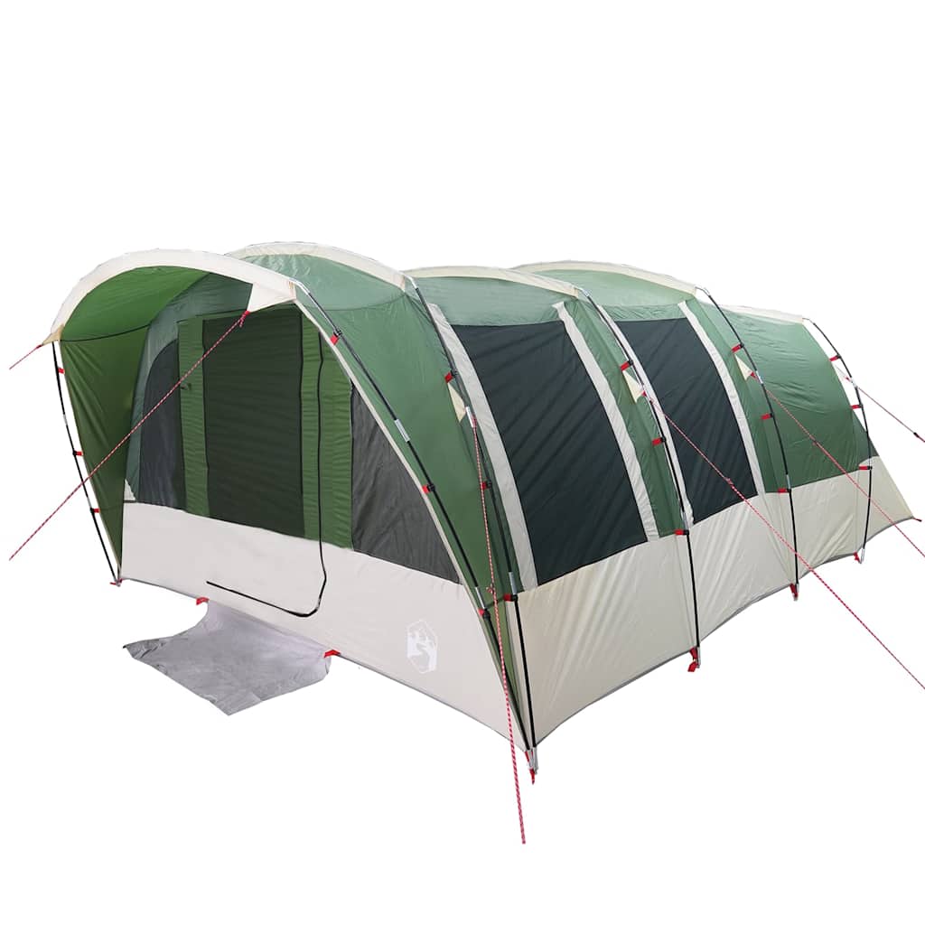 Family Tent Tunnel 8-Person Waterproof Green