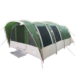 Family Tent Tunnel 8-Person Waterproof Green