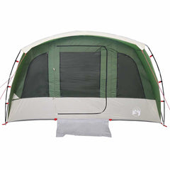 Family Tent Tunnel 8-Person Waterproof Green