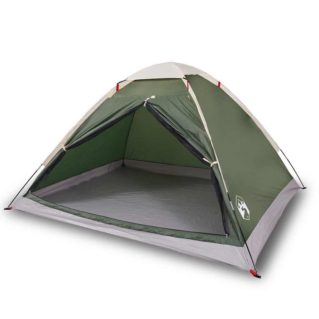 vidaXL Camping Tent Dome 2-Person Green Waterproof 2