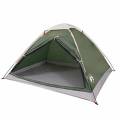 vidaXL Camping Tent Dome 2-Person Green Waterproof 3