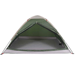 vidaXL Camping Tent Dome 4-Person Green Waterproof 5