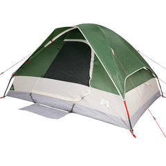 vidaXL Camping Tent Dome 4-Person Green Waterproof 4