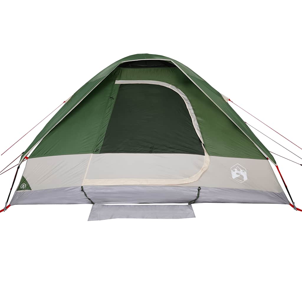 Camping Tent Dome Waterproof 4-person Green