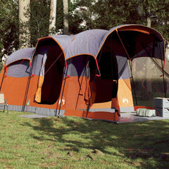 Family Tent Tunnel 8-Person Waterproof Grey