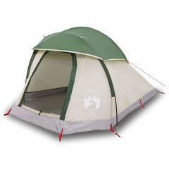 vidaXL Camping Tent Dome 1-Person Green Waterproof 2