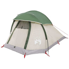 vidaXL Camping Tent Dome 1-Person Green Waterproof 5