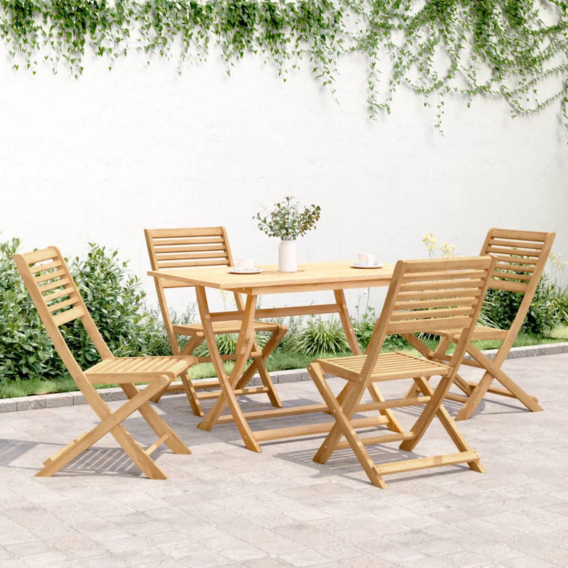 Folding Garden Chairs 4 pcs 48.5x61.5x87 cm Solid Wood Acacia